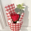 Romantic Qixi Valentine's Day, Women's Day, hand-held flower gifts, soap flowers, woven bouquets with lights, hand-held gift bags wholesale Application Scenario